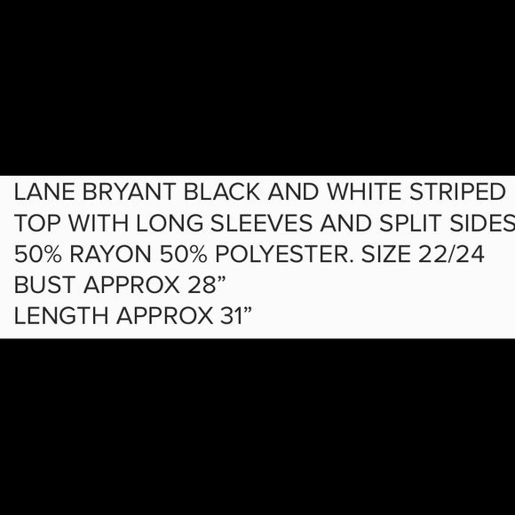 Lane Bryant striped top - Picture 4 of 4
